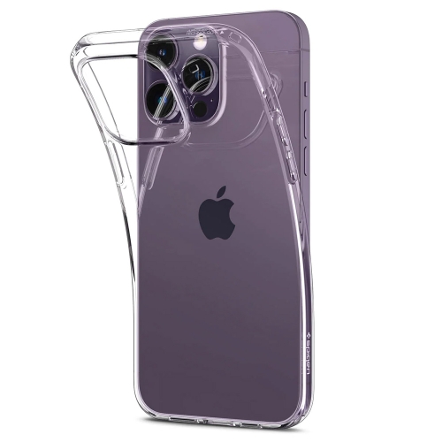 Силиконов калъф Spigen Liquid Crystal за iPhone 14 Pro Max, ACS04809, 8809811863406, Прозрачен