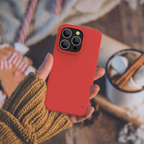 Калъф Nillkin за iPhone 14 Pro, Super Frosted, 6902048248113, Червен