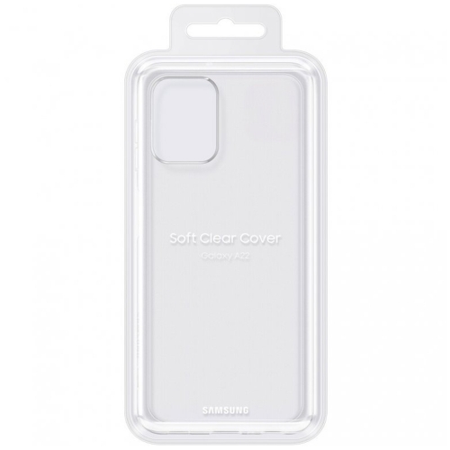 Калъф Samsung Soft Clear Cover за Samsung Galaxy A22 4G, EF-QA225TBE, Прозрачен