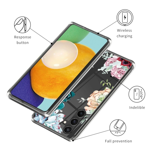 Силиконов калъф за Samsung Galaxy A14 5G, Цветя