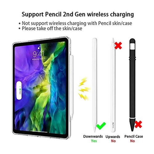 Силиконов калъф за iPad Pro 11-inch 2021, прозрачен