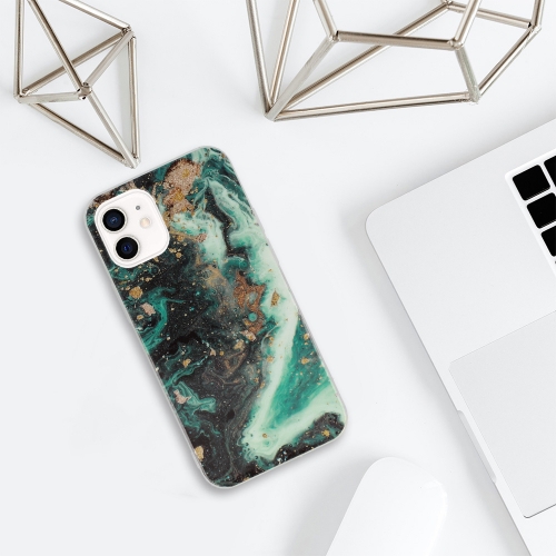 Удароустойчив калъф Marble Glitter за IPhone 12 Mini, Design 4