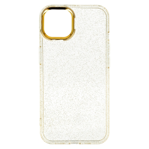 Силиконов Гръб Gold Glitter за iPhone 14 Plus, Златист