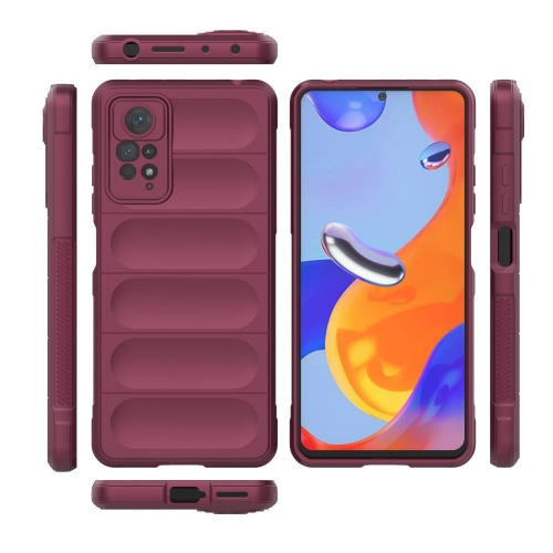 Силиконов калъф Wear-resistant за Xiaomi Redmi Note 12 Pro 4G, Червен