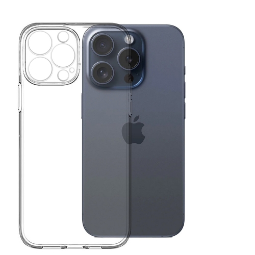 Силиконов калъф за iPhone 15 Pro, 1mm, Прозрачен