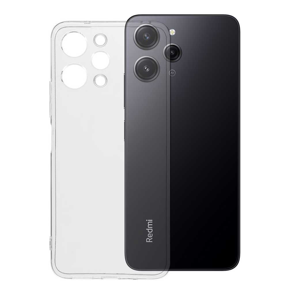 Силиконов калъф за Xiaomi Redmi 12, Прозрачен