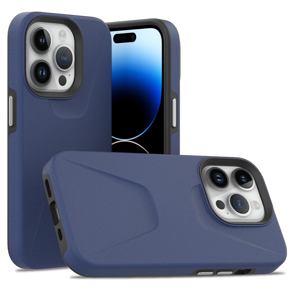 Удароустойчив калъф Shockproof за iPhone 15 Pro, Син-Черен