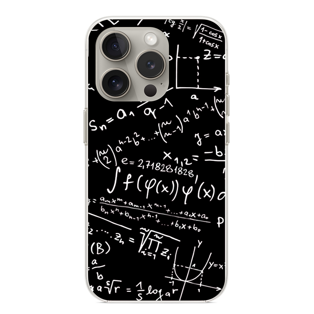 Силиконов калъф за iPhone 15 Pro, Математически формули 