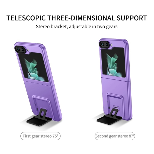 Калъф с поставка Hard Cover за Samsung Galaxy Z Flip5 5G, Лилав