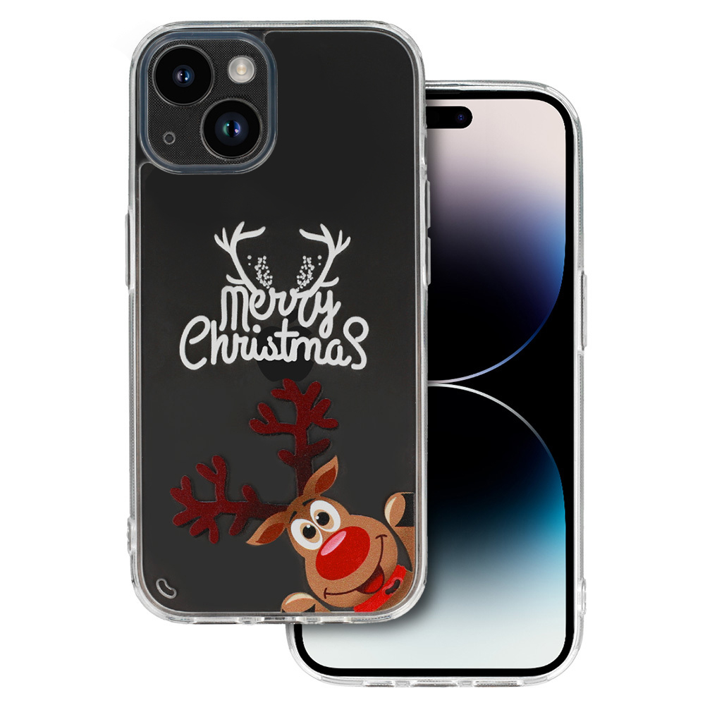 Удароустойчив калъф Christmas за iPhone 15, Merry Christmas