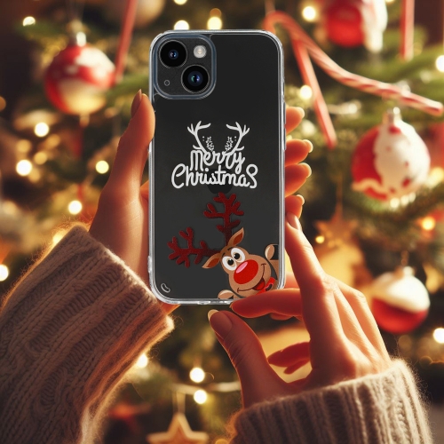 Удароустойчив калъф Christmas за iPhone 15, Merry Christmas