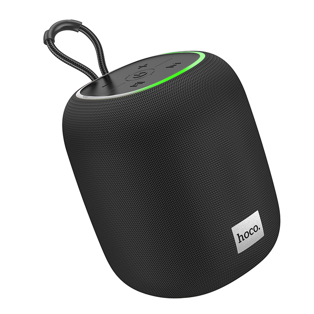 Преносима колонка HOCO HC14, Wireless, Bluetooth 5.2, RGB Lights, Черен