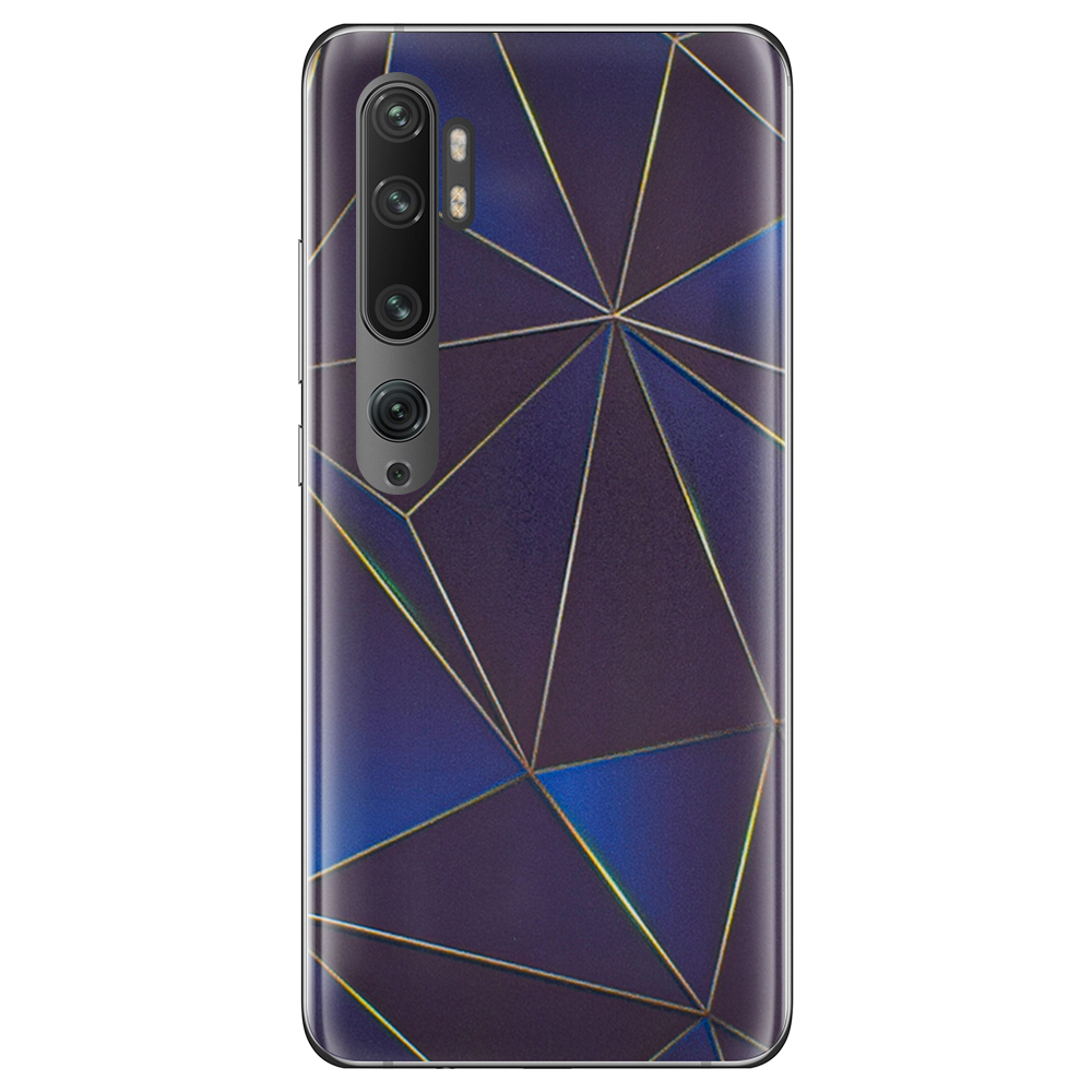 Фолио Протектор за гърба на Xiaomi Mi Note 10 Pro, Triangles 3D