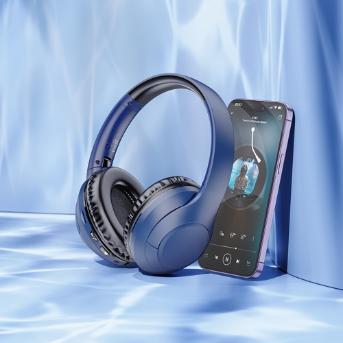 Безжични Слушалки BOROFONE BO23 Glamour, Bluetooth, Син