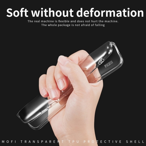 Силиконов калъф MOFI за Samsung Galaxy S22 Ultra, Прозрачен