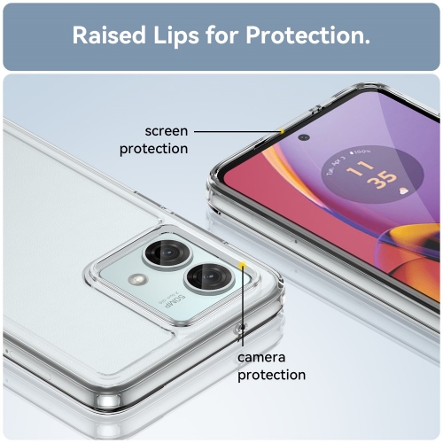 Удароустойчив калъф Acrylic за Motorora Moto G84 5G, Прозрачен