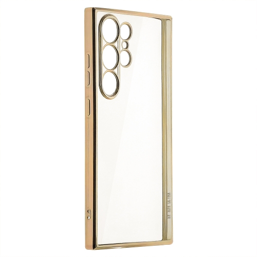 Силиконов калъф Electroplating за Samsung Galaxy S24 Ultra, Златист