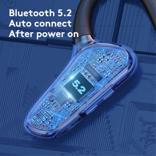 Слушалки с костна проводимост M-D8 Bone Conduction Bluetooth, Син