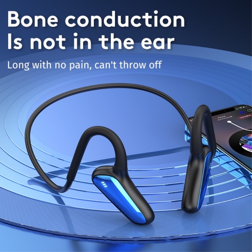 Слушалки с костна проводимост M-D8 Bone Conduction Bluetooth, Син