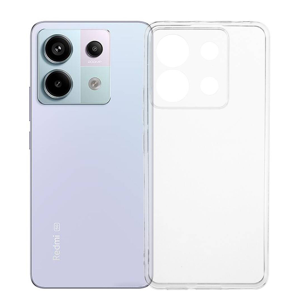 Силиконов калъф за Xiaomi Redmi Note 13 Pro 5G, 2mm, camera protection, Прозрачен