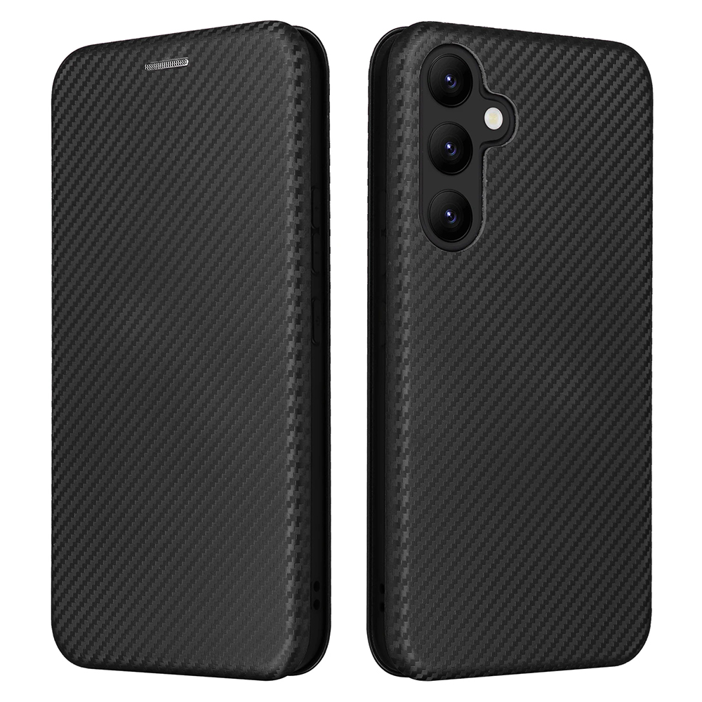 Калъф Тефтер Enviro Fiber за Samsung Galaxy A54, Черен