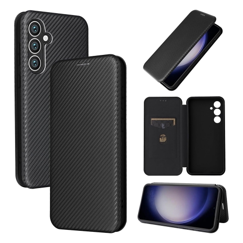 Калъф Тефтер Enviro Fiber за Samsung Galaxy S23 FE, Черен