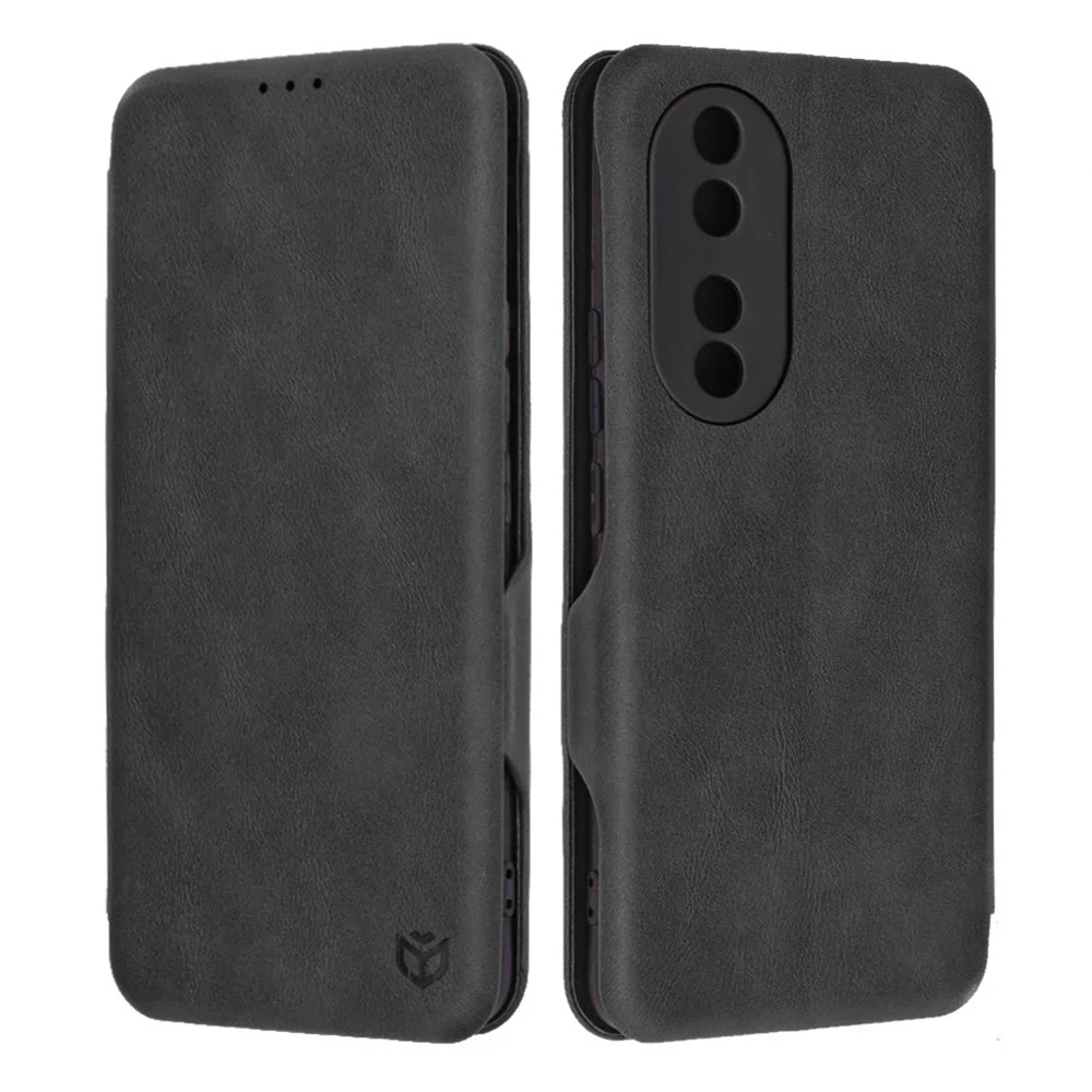 Калъф Тефтер Techsuit Safe Wallet Plus за Honor 90, Черен