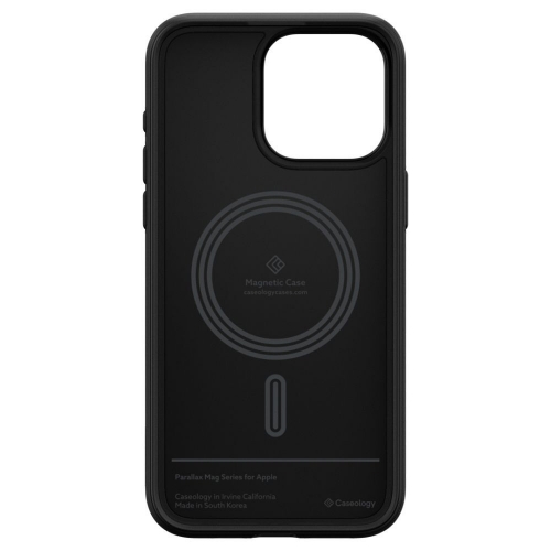 Калъф Spigen Caseology Parallax MagSafe за iPhone 15 Pro Max, Черен