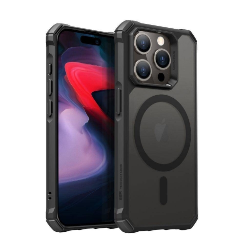 Удароустойчив калъф ESR Air Armor Halolock MagSafe за iPhone 15 Pro Max, Черен