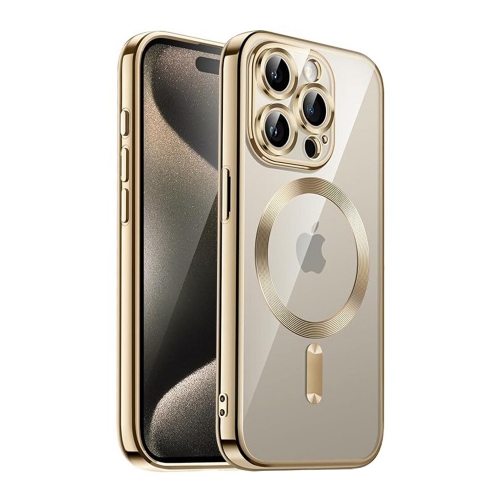 Калъф TECH-PROTECT Magshine MagSafe за iPhone 15 Pro Max, Златист