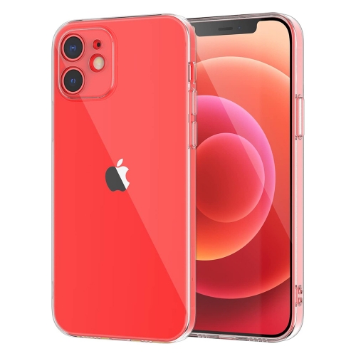 Силиконов калъф за iPhone 12, Прозрачен