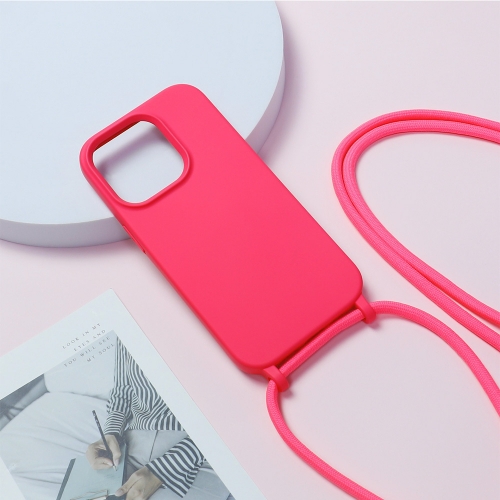Силиконов калъф Strap Silicone за iPhone 14 Pro Max, Розов