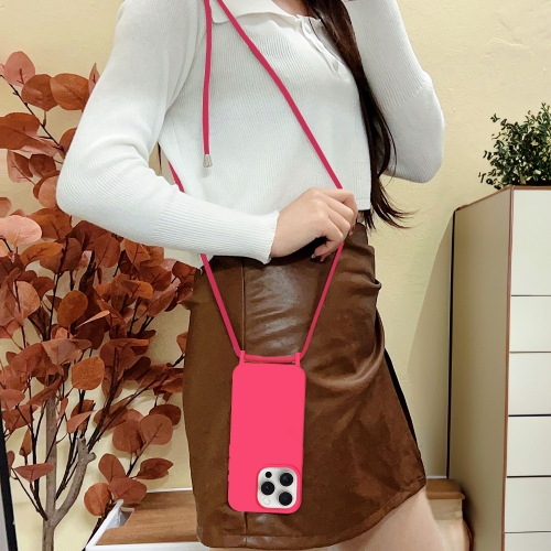Силиконов калъф Strap Silicone за iPhone 14 Pro Max, Розов