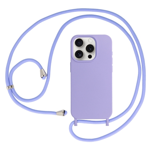 Силиконов калъф Strap Silicone за iPhone 14 Pro, Лилав
