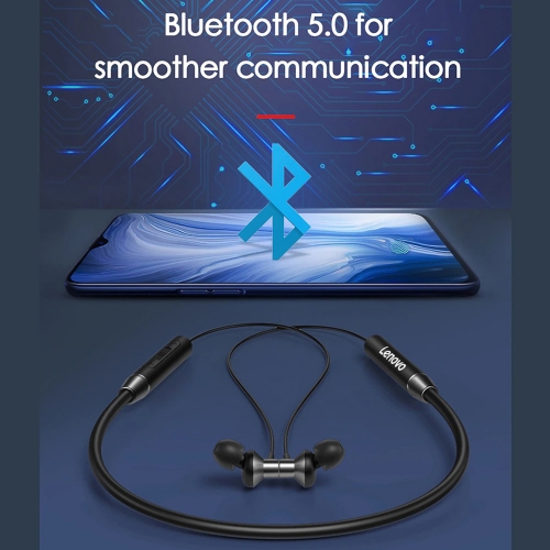 Безжични слушалки Lenovo HE05 Wireless , Черен