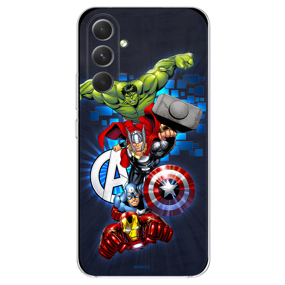 Калъф Avengers за Samsung Galaxy S23, Син