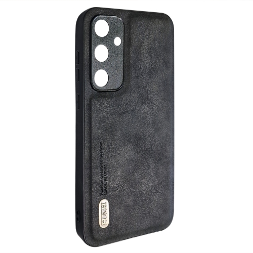 Удароустойчив калъф Retro Style Leather за Samsung Galaxy A35 5G, Черен