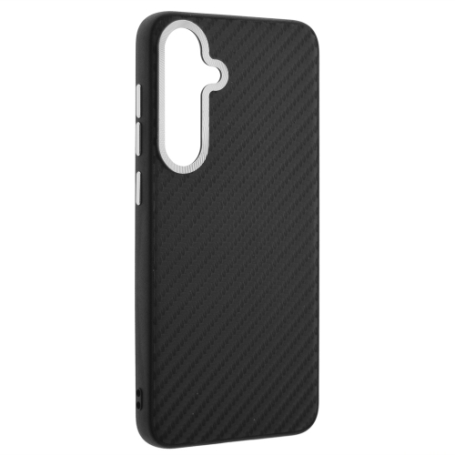 Удароустойчив калъф Premium Carbon за Samsung Galaxy S24 Plus, Черен