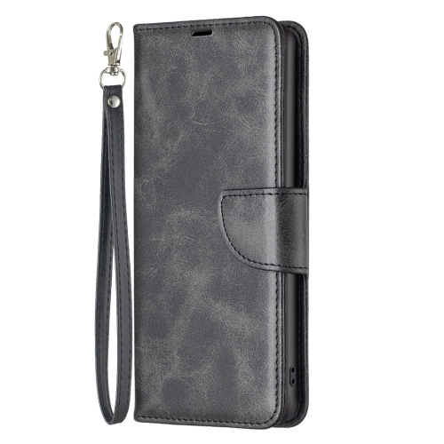Калъф тефтер Leather Wallet за Motorola Edge 50 Pro 5G, Черен