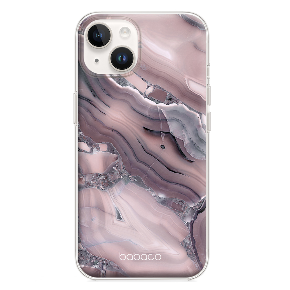 Калъф Abstract за Iphone 14, Розов мрамор 