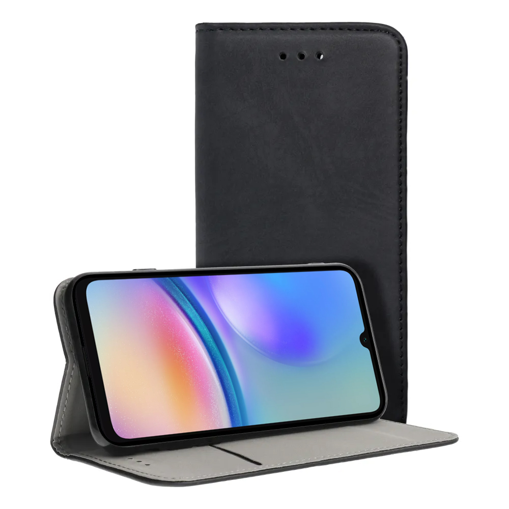 Калъф Тефтер Magnetic Book за Samsung Galaxy A05s, Черен