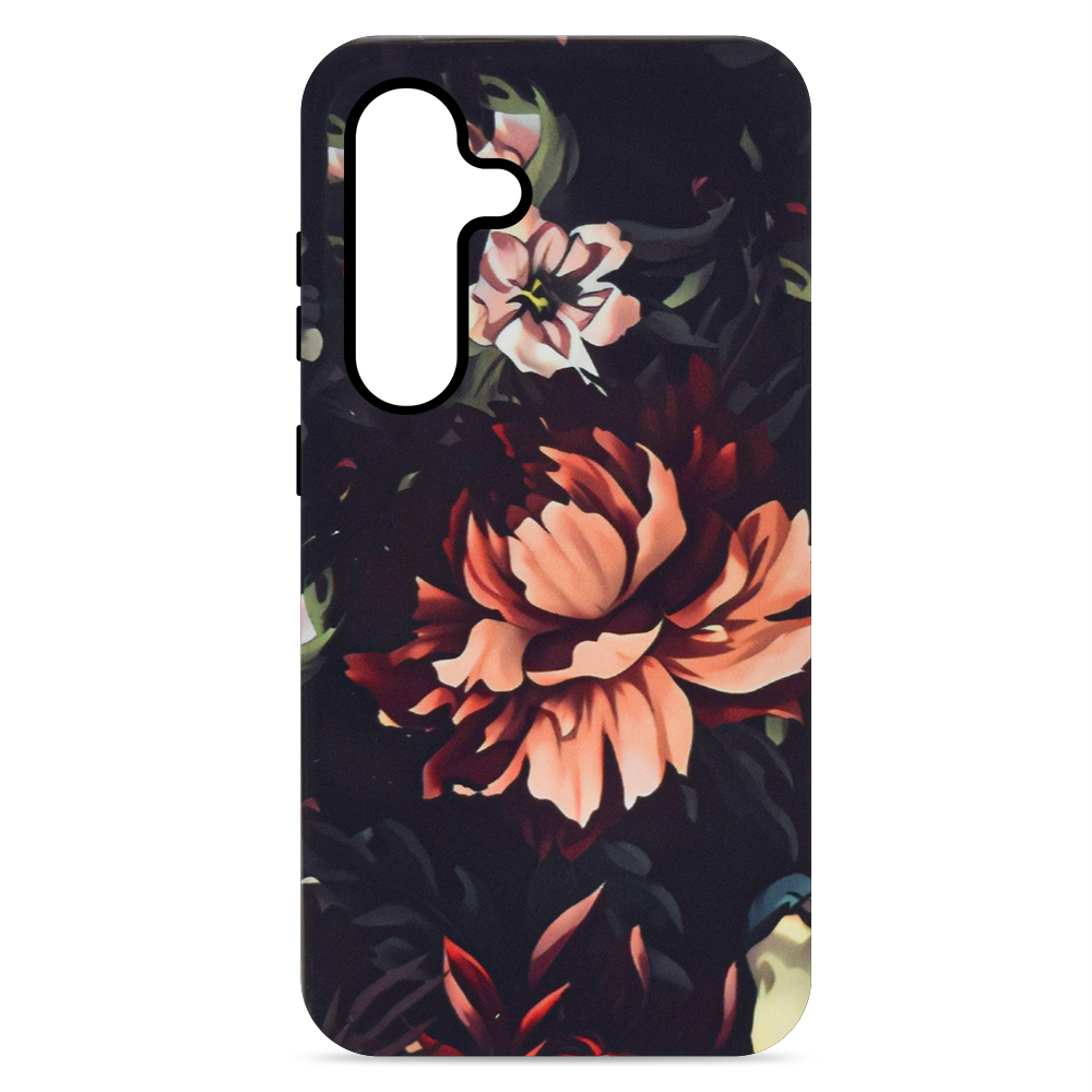 Удароустойчив калъф Decor за Samsung Galaxy S24, Peony