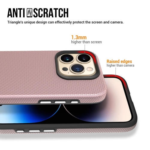 Удароустойчив калъф Liquid Air MagSF за iPhone 16 Pro, Розов