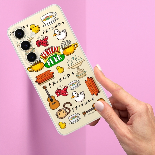 Калъф Friends за Samsung Galaxy A55 5G, Прозрачен