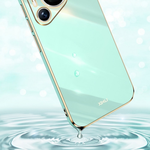 Силиконов калъф XINLI за Huawei Pura 70, Зелен