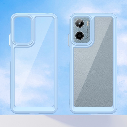 Удароустойчив калъф Acrylic за Motorola Moto E15 4G / G05 4G, Син