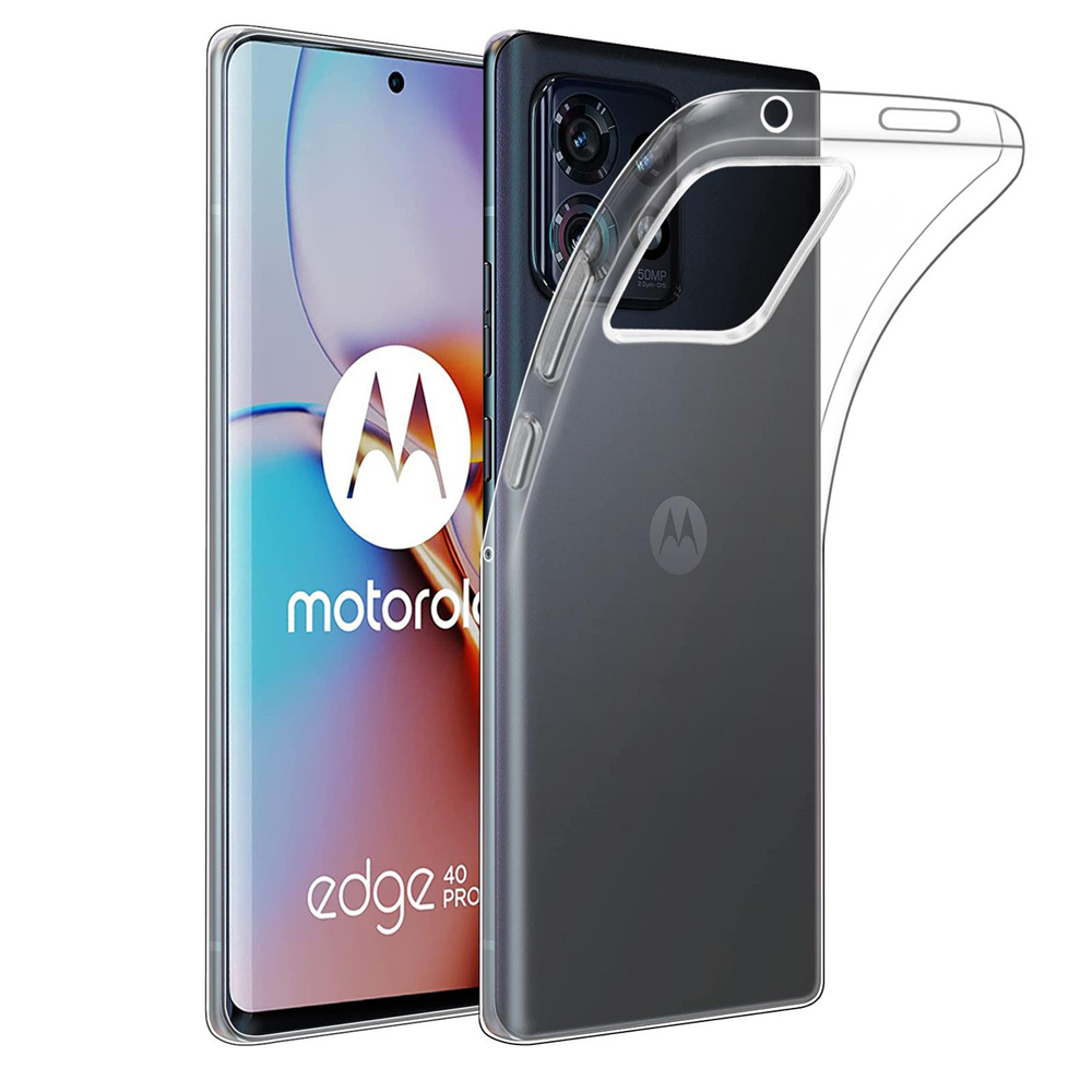 Силиконов калъф за Motorola Edge 40 Pro, 0.5mm, Прозрачен