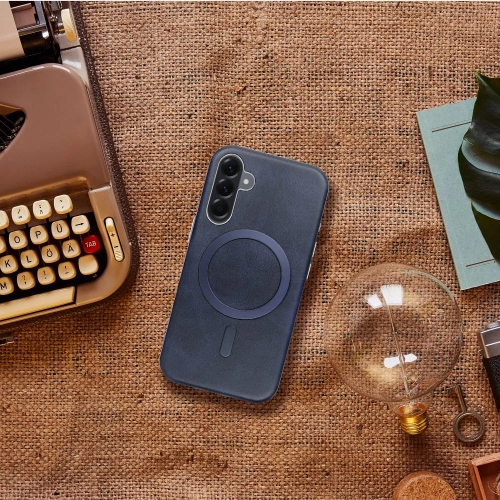 Удароустойчив калъф Gentleman Mag Cover за Samsung Galaxy A36 5G / A37 5G, Тъмно син