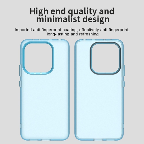 Удароустойчив калъф Shockproof Matt за Xiaomi Redmi Note 14 4G, Син