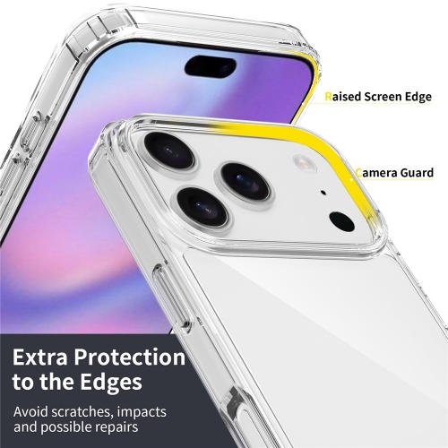 Калъф Shockproof Acrylic за iPhone 17 Pro, прозрачен
